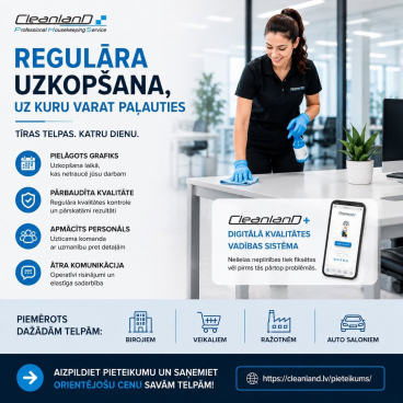 Cleanland PHS SIA, profesionāls uzkopšanas serviss